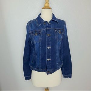 WRANGLER Denim Vintage Style Button Up Jacket size Small